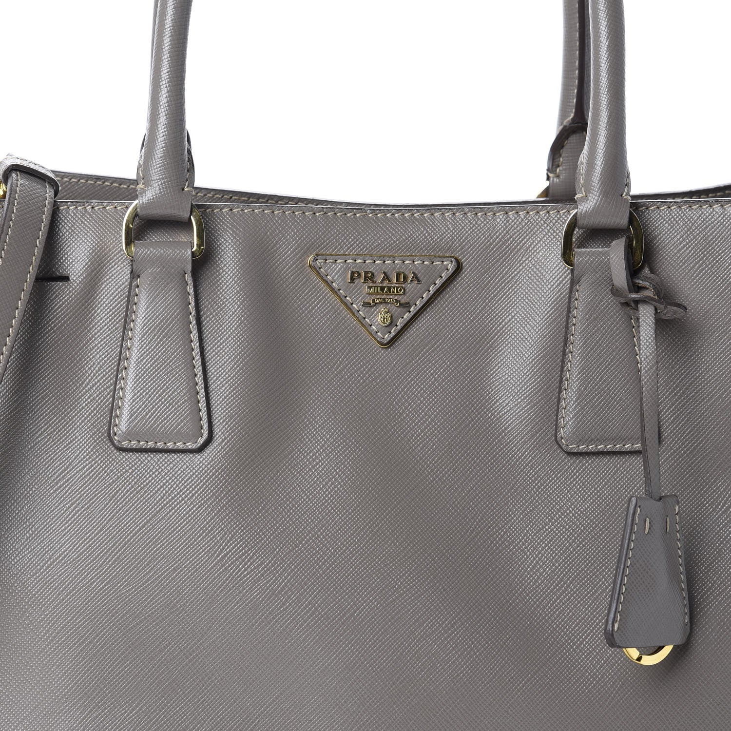 Prada Saffiano Lux Small Tote Argilla 13 of 13