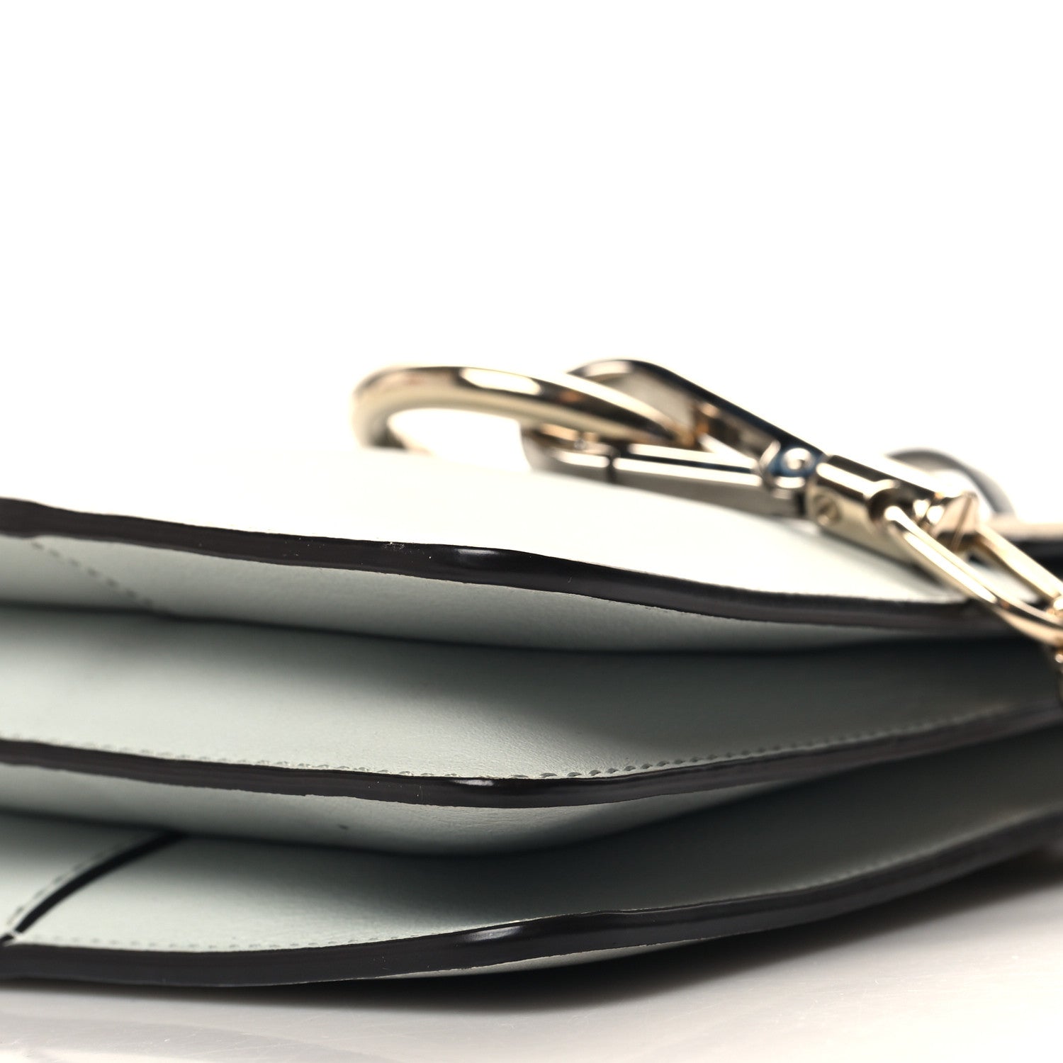 Chloe Suede Calfskin Mini Faye Bracelet Bag Airy Grey 9 of 11