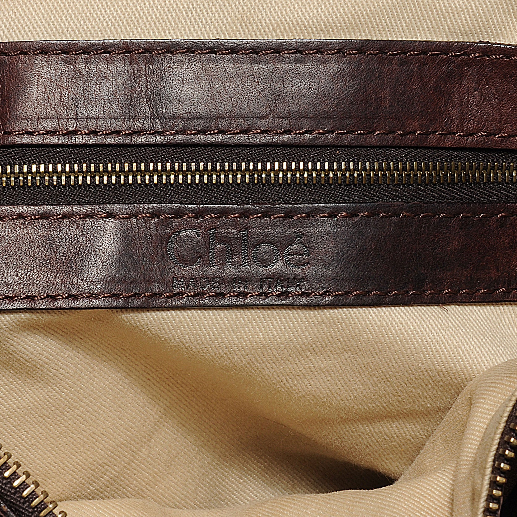 Chloe Calfskin Large Silverado Frame Bag Chocolate 3 of 9