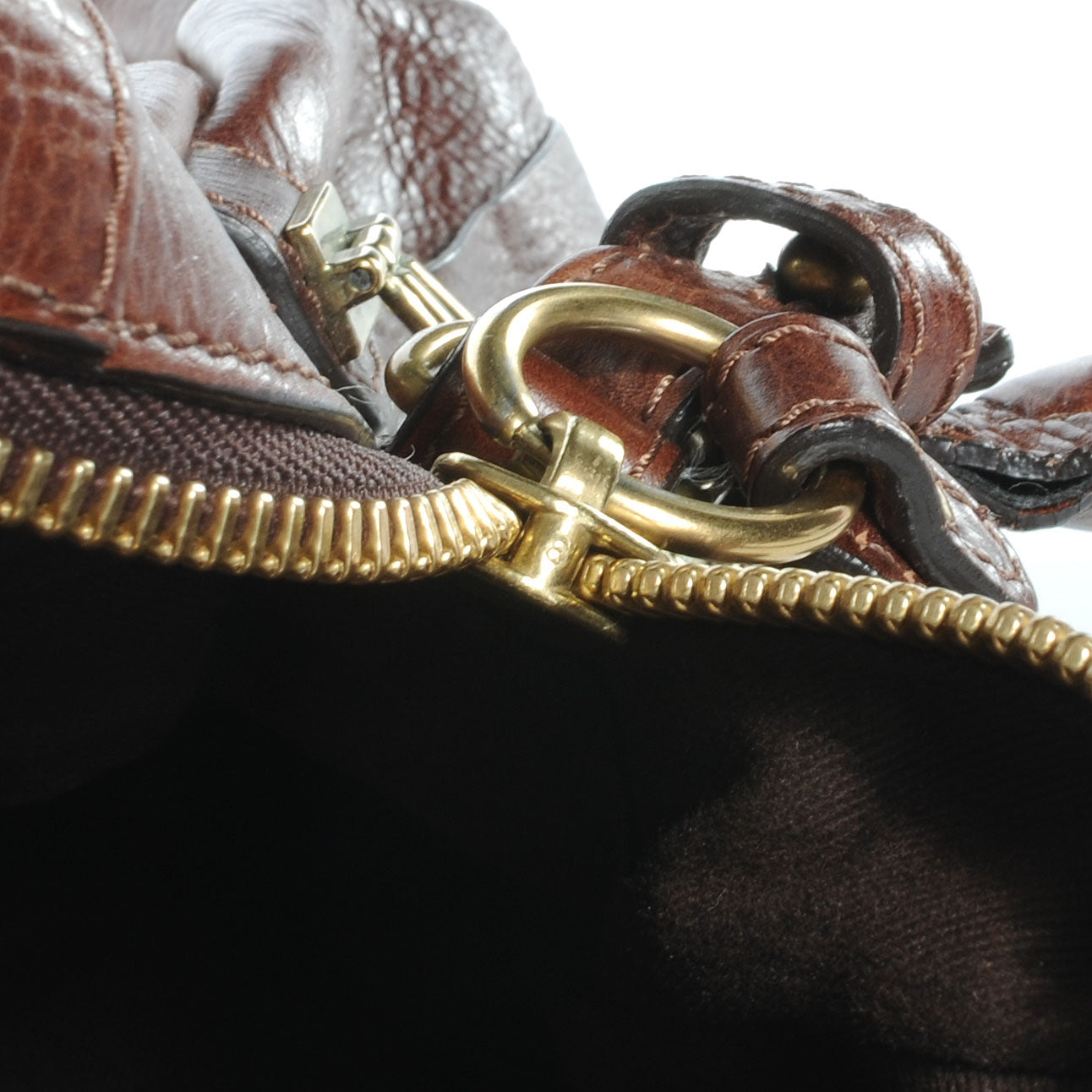 Chloe Calfskin Large Paraty Chocolate 10 of 11
