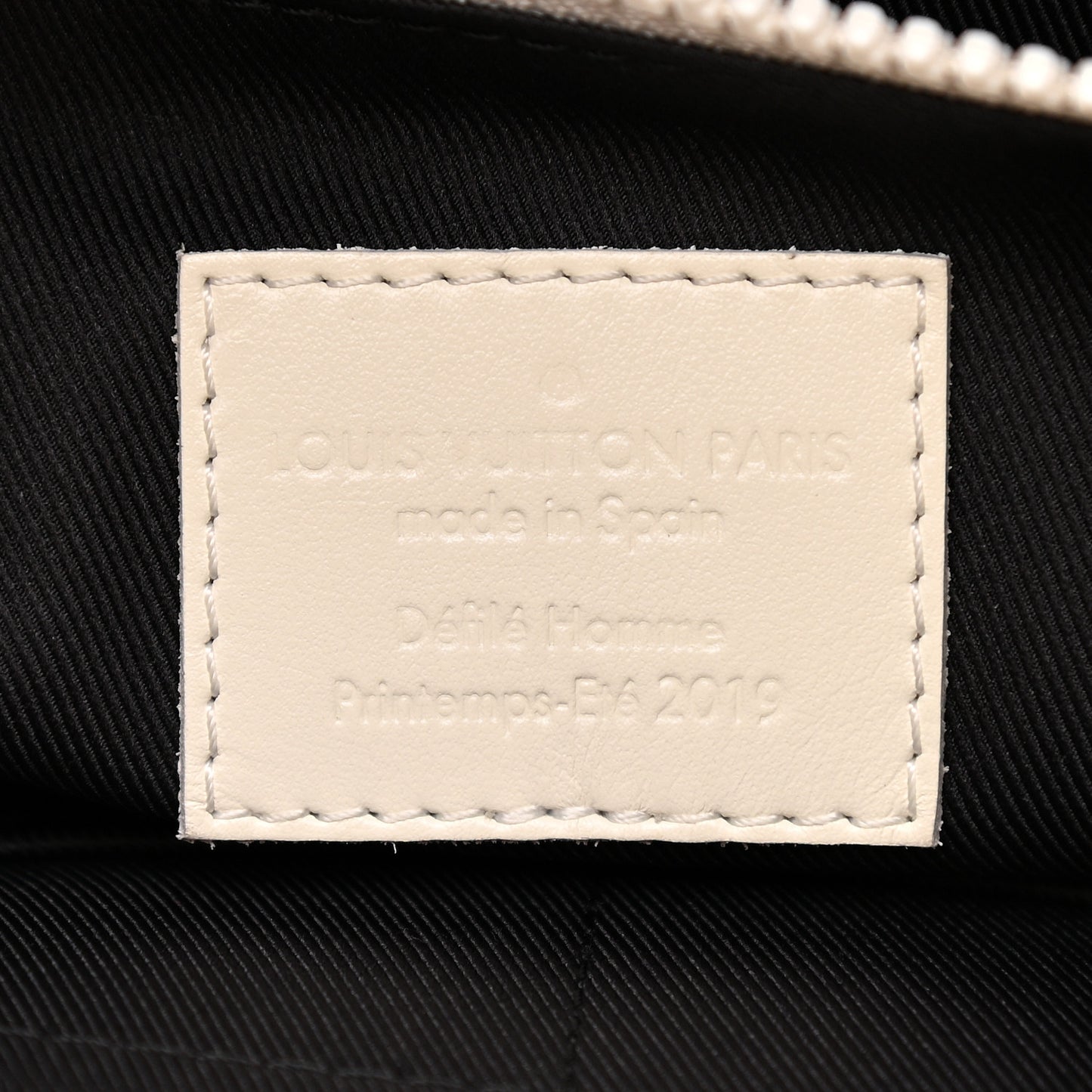 Taurillon Monogram Sac Plat Powder White