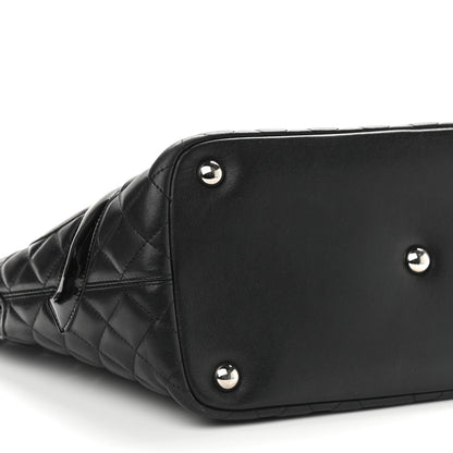 Chanel Calfskin Quilted Large Cambon Tote Black 9 of 10