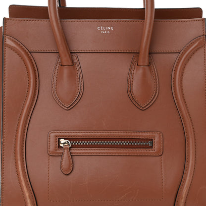 Celine Smooth Calfskin Mini Luggage Sienna 7 of 22