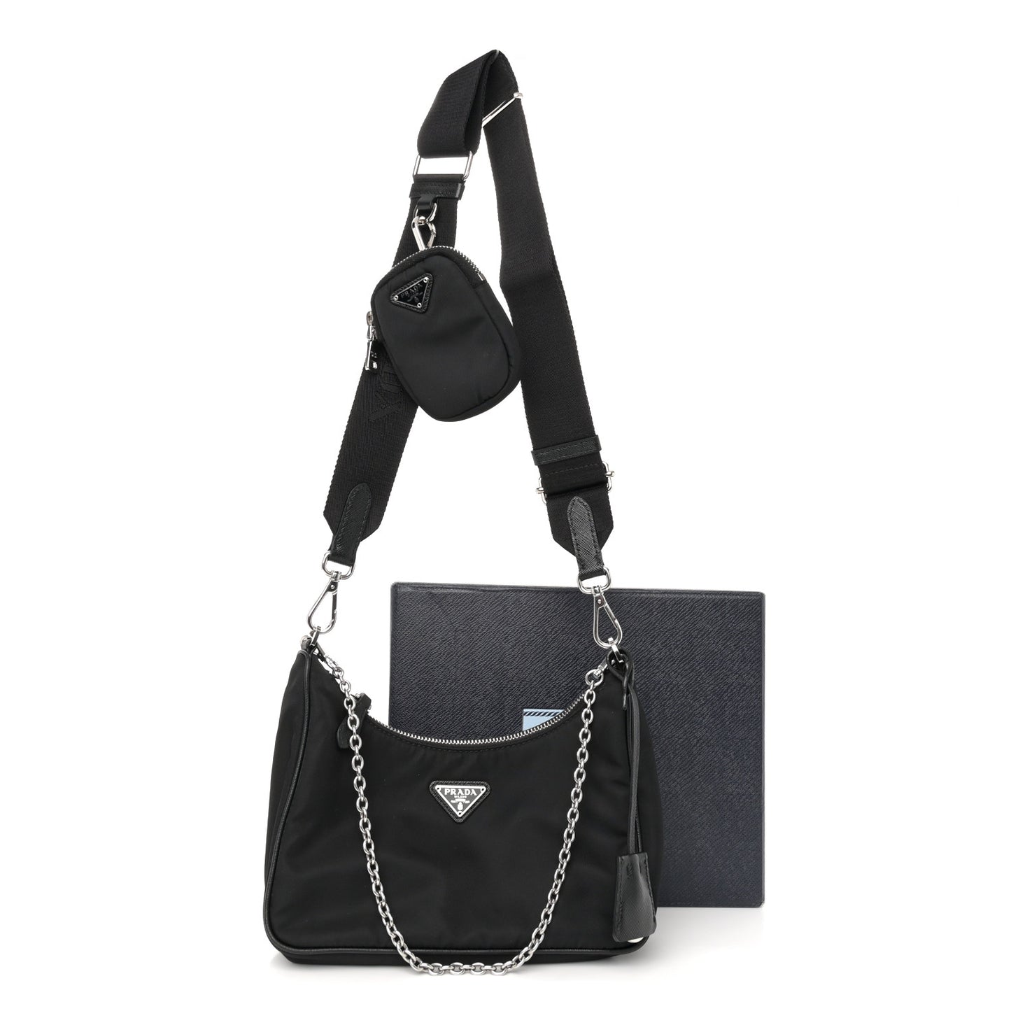 Nylon Re-Edition 2005 Shoulder Bag Black