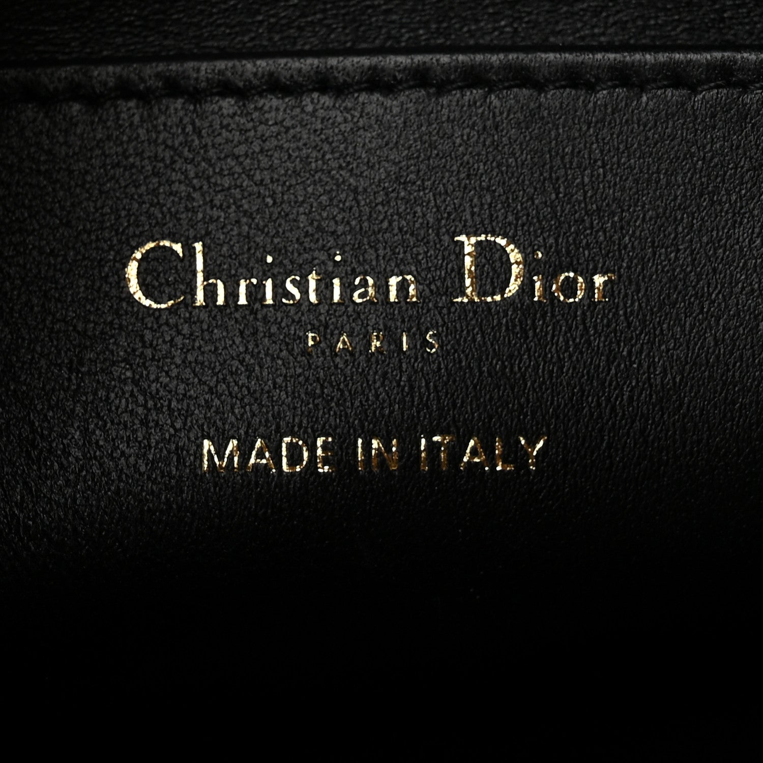 Christian Dior Calfskin Macrocannage Miss Caro Diorling Mini Bag with Chain Black 7 of 12