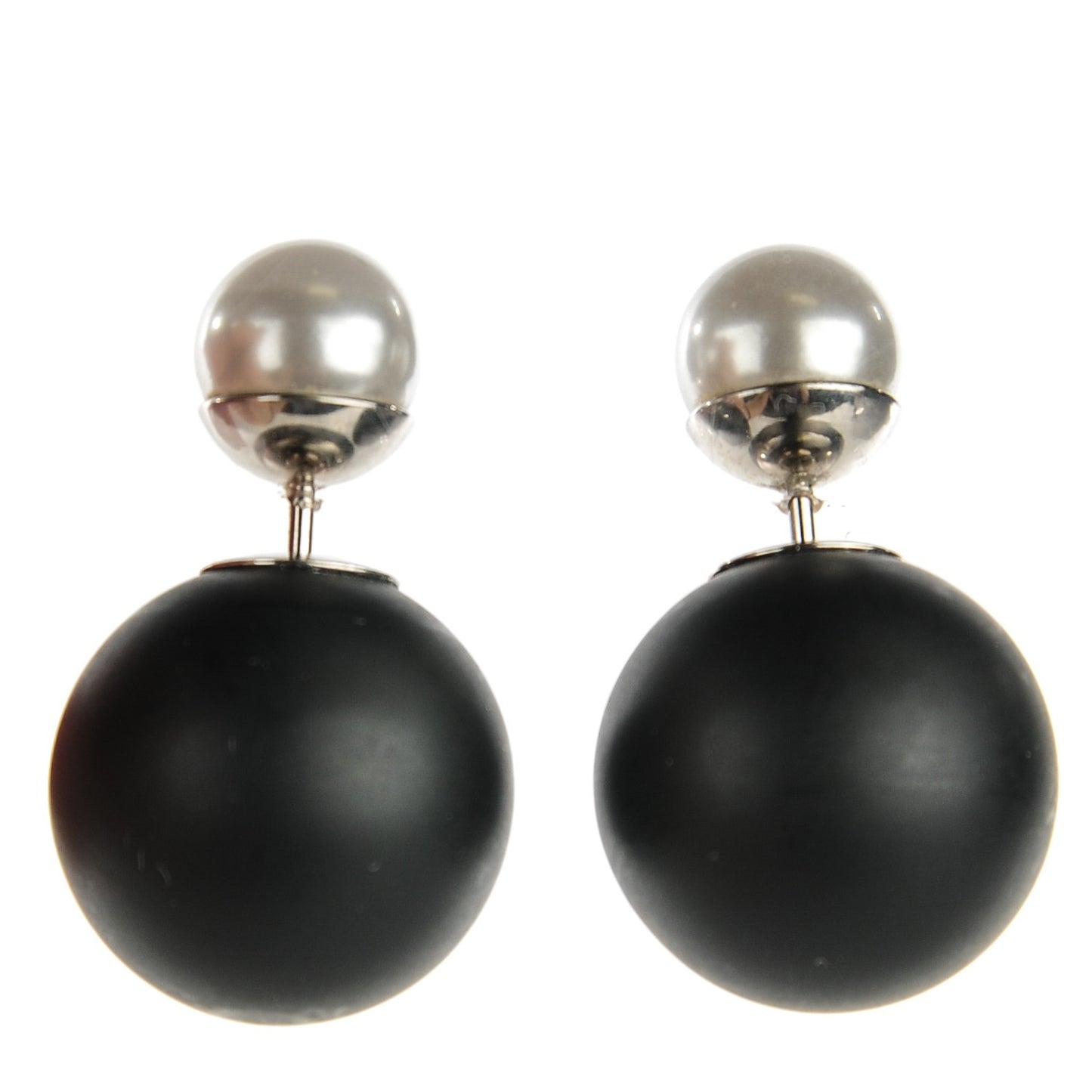 Mise En Dior Tribal Earrings Matte Black