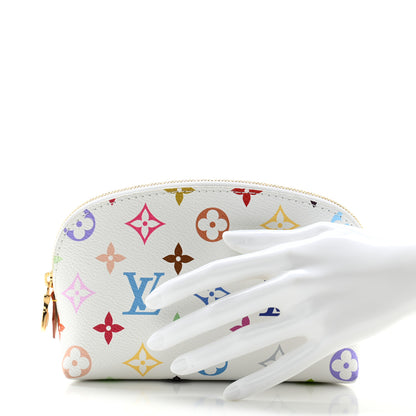 Louis Vuitton LV x TM Monogram Multicolor Cosmetic Pouch PM White 2 of 7