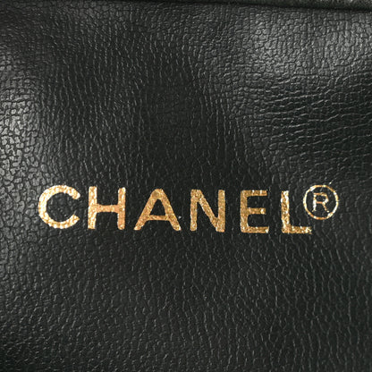 Chanel Calfskin Tweed Medium CC Chain Bucket Drawstring Bag Green 8 of 12