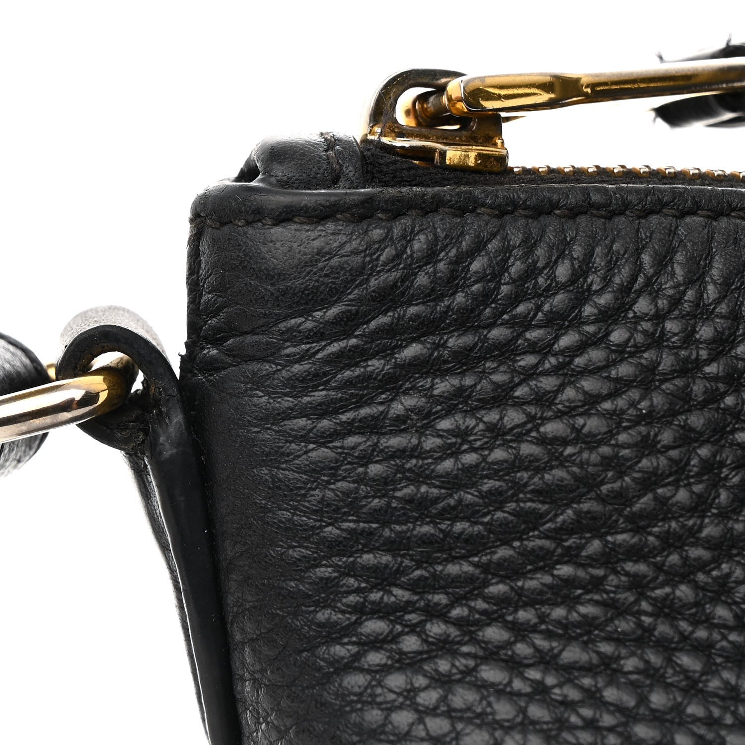 Prada Vitello Daino Small Tote Black 16 of 20