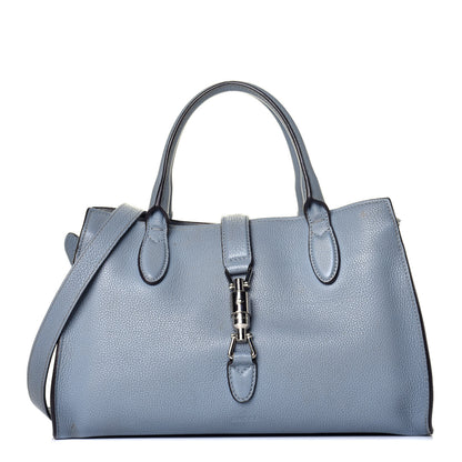 Gucci Soft Calfskin Small Jackie Top Handle Bag Light Blue 1 of 11