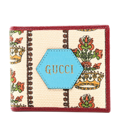 Gucci Canvas Calfskin 100 Centennial Music Wallet Multicolor 1 of 8