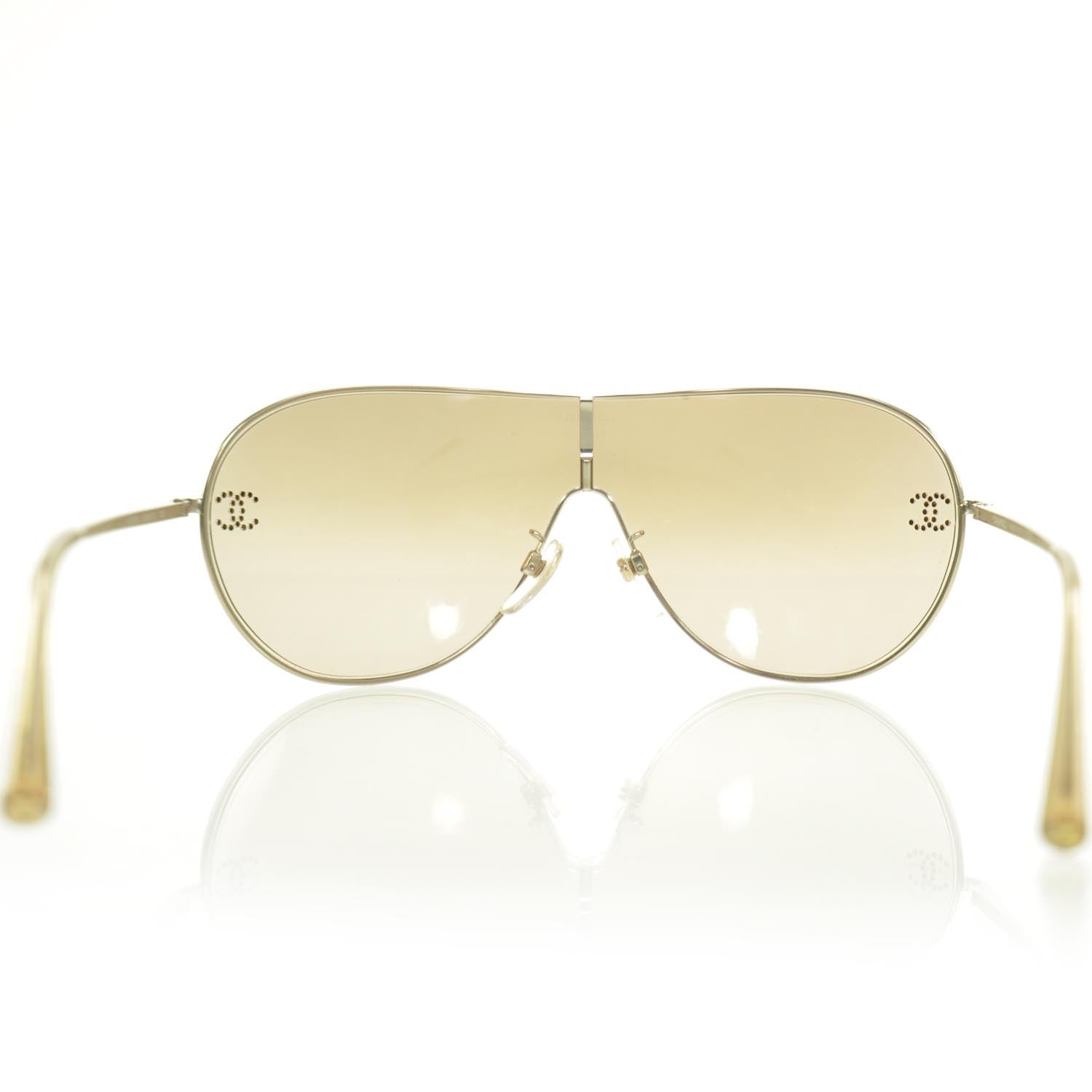 Chanel Crystal CC Logo Sunglasses 4122 B 3 of 8