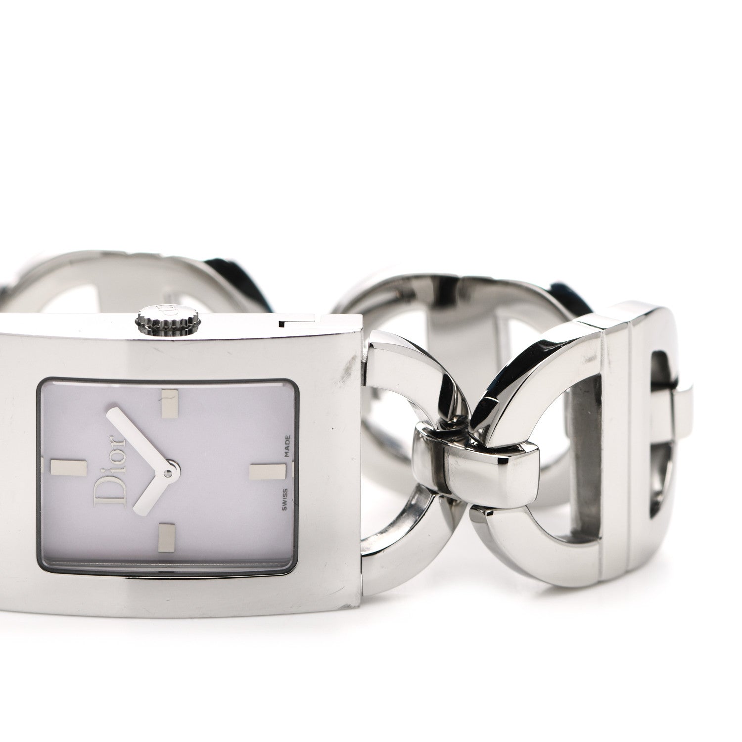 Christian Dior Stainless Steel Mother of Pearl 19mm Malice Quartz Watch 5 of 7