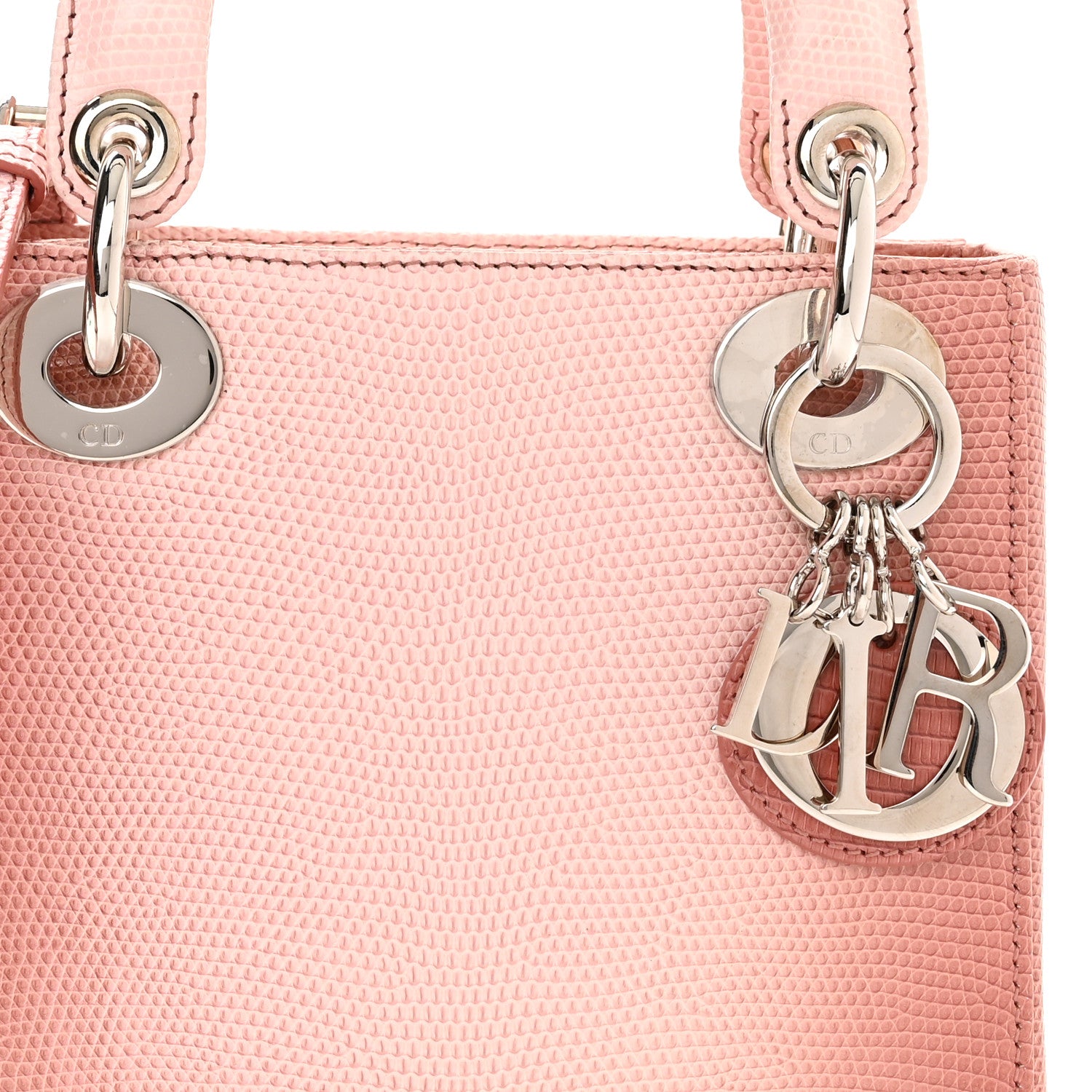 Christian Dior Lizard Gradient Mini Lady Dior Pink 8 of 10