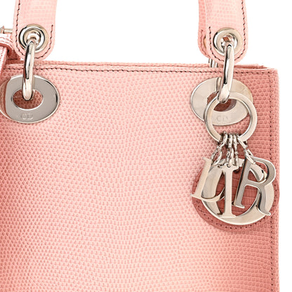 Christian Dior Lizard Gradient Mini Lady Dior Pink 8 of 10
