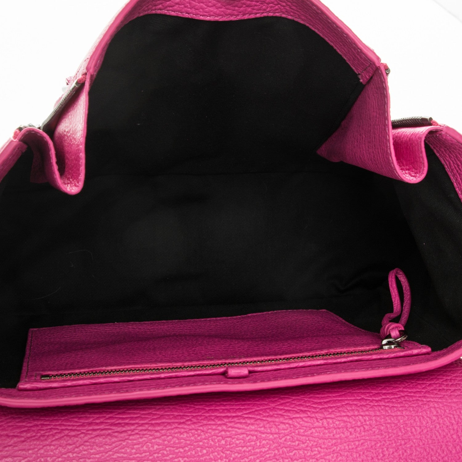 3.1 Phillip Lim 3.1 Leather Medium Pashli Satchel Bright Fuchsia 5 of 7