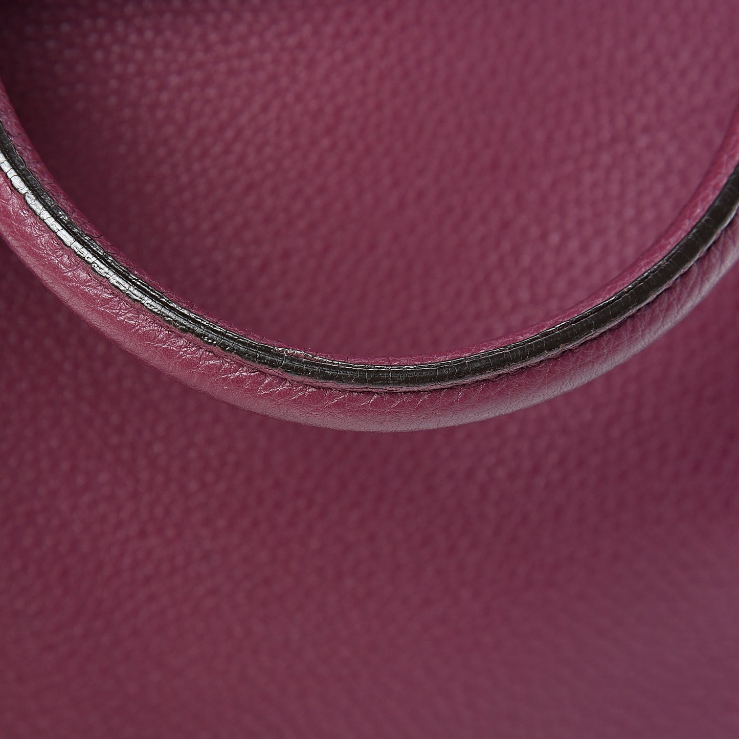 Derby Calfskin House Check Medium Banner Tote Dark Plum
