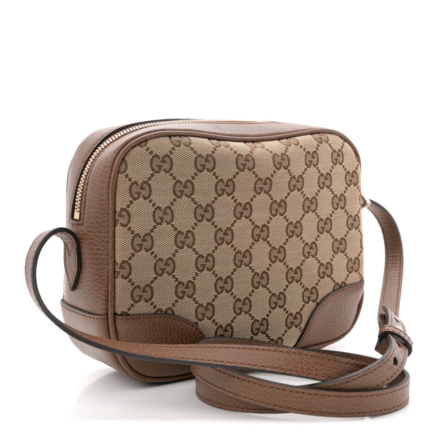 Gucci Monogram Mini Bree Messenger Bag Beige Tabacco 3 of 10