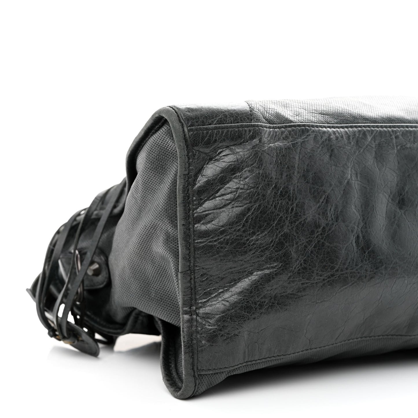 Agneau Perforated Classic Hardware City Black