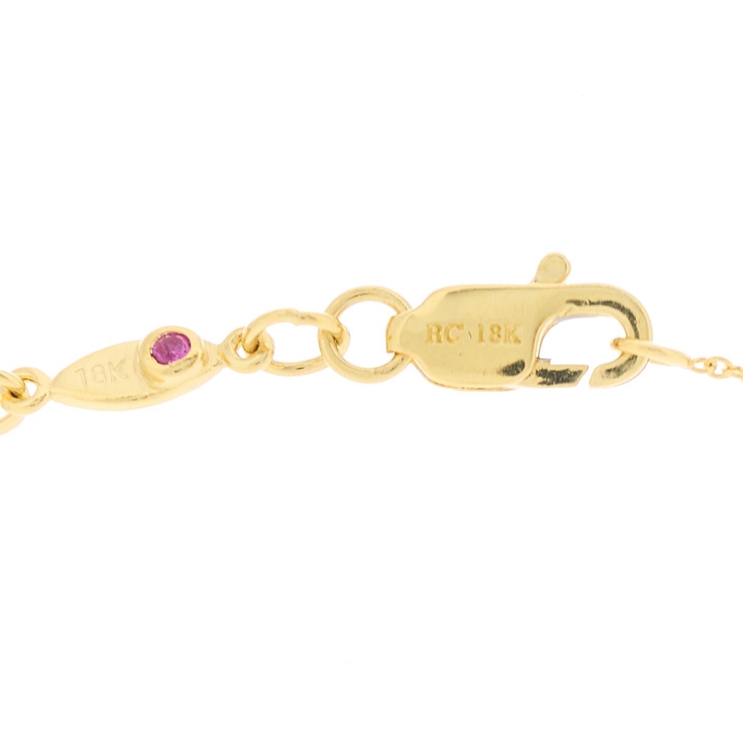18K Yellow Gold Diamond Tiny Treasures Initial P Pendant Necklace