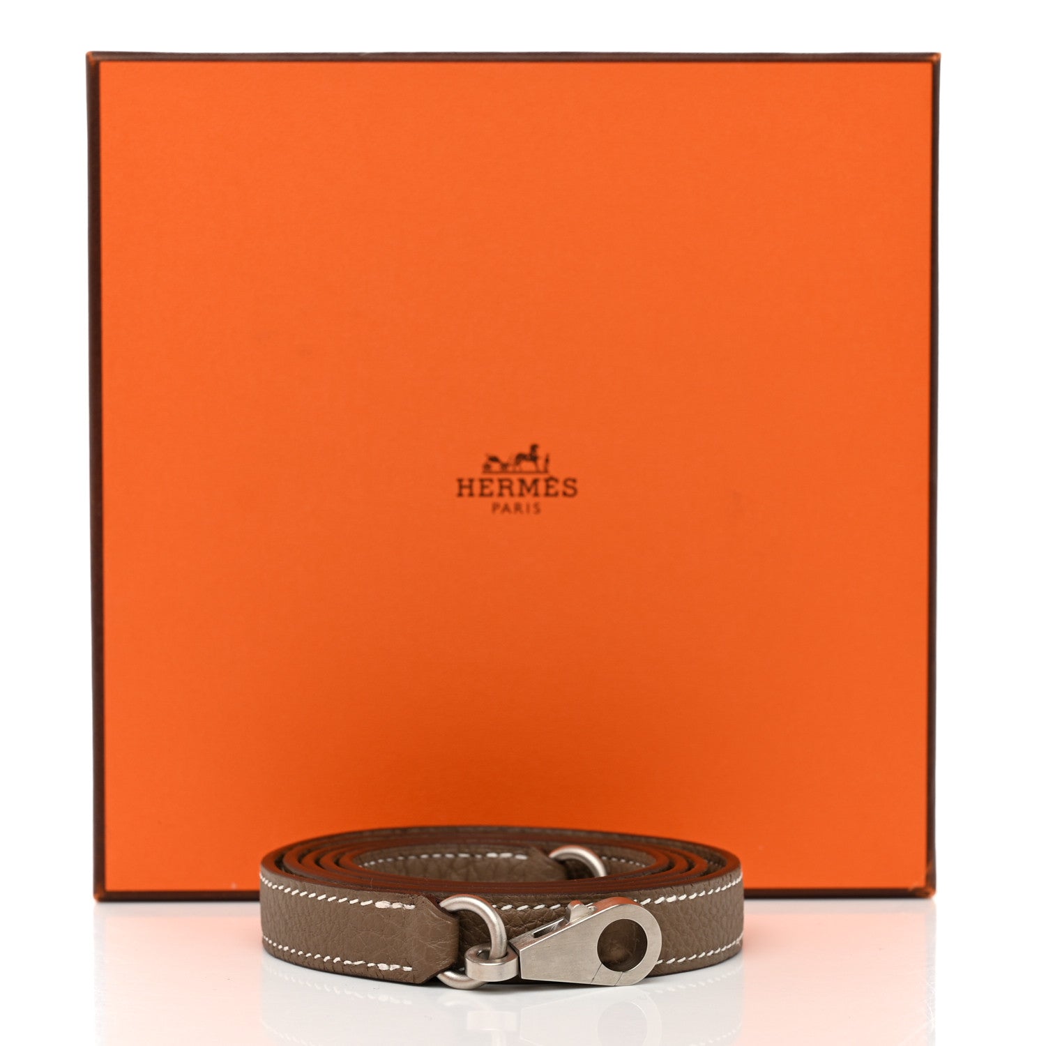 Hermes Togo Kelly Shoulder Strap Etoupe 6 of 6