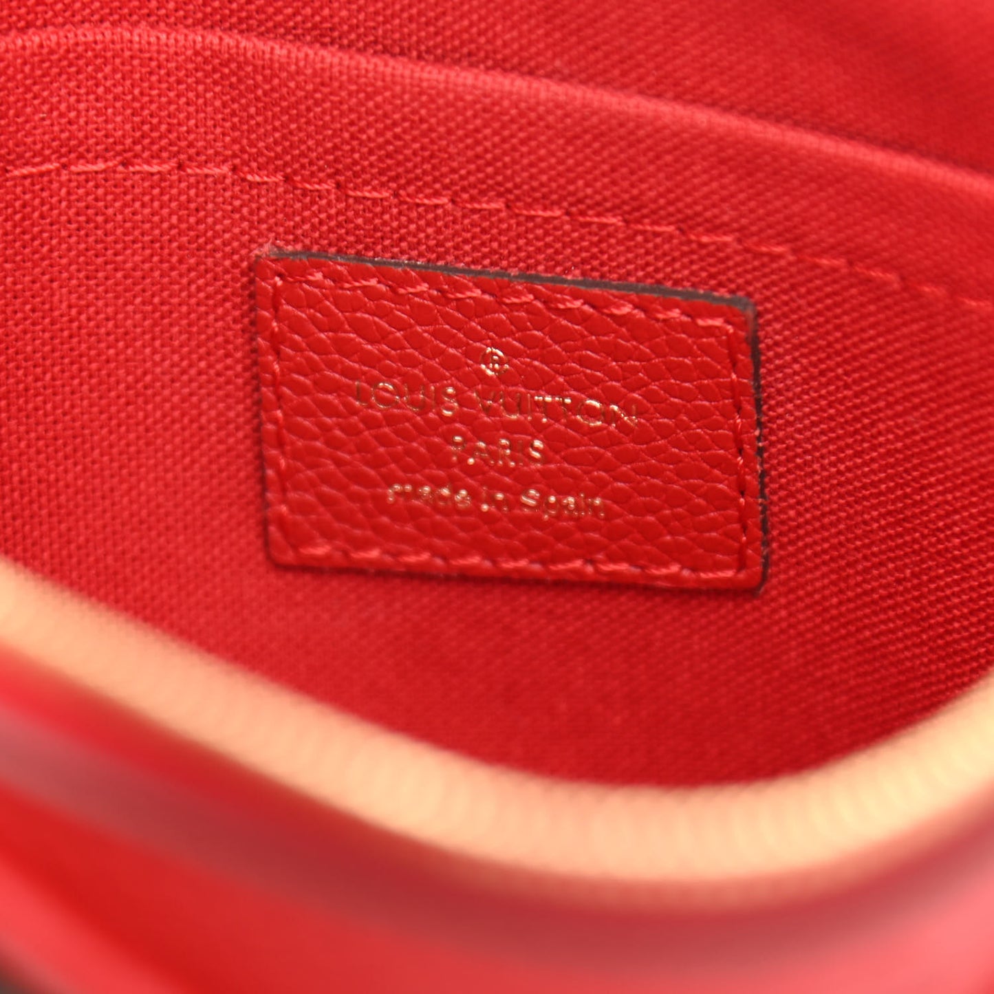 Monogram Pallas Clutch Cherry