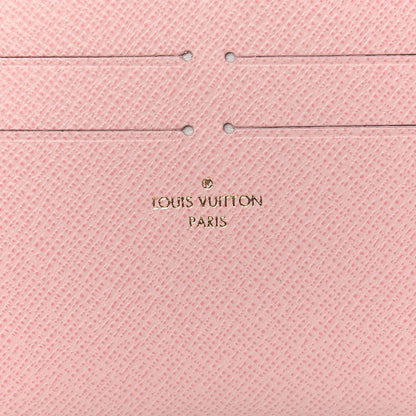 Louis Vuitton Calfskin Felicie Card Holder Insert Rose Ballerine 6 of 6