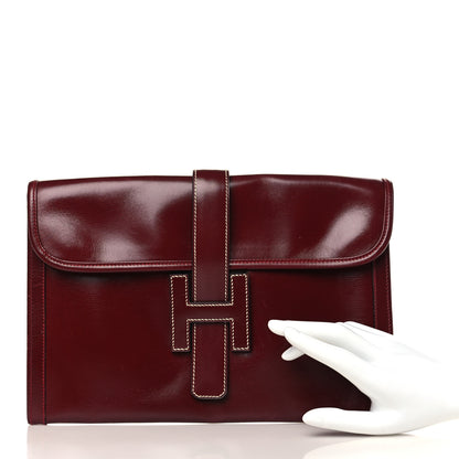 Hermes Box Jige PM Clutch Rouge H 4 of 14