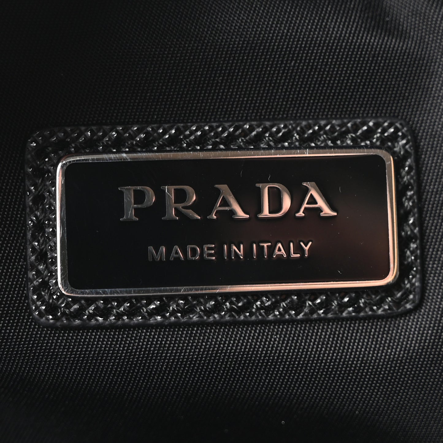 Re-Nylon Saffiano Belt Bag Black