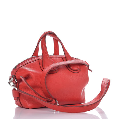 Givenchy Waxed Calfskin Micro Nightingale Medium Red 3 of 7
