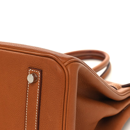 Hermes Natural Barenia Faubourg Birkin 35 Fauve 10 of 15