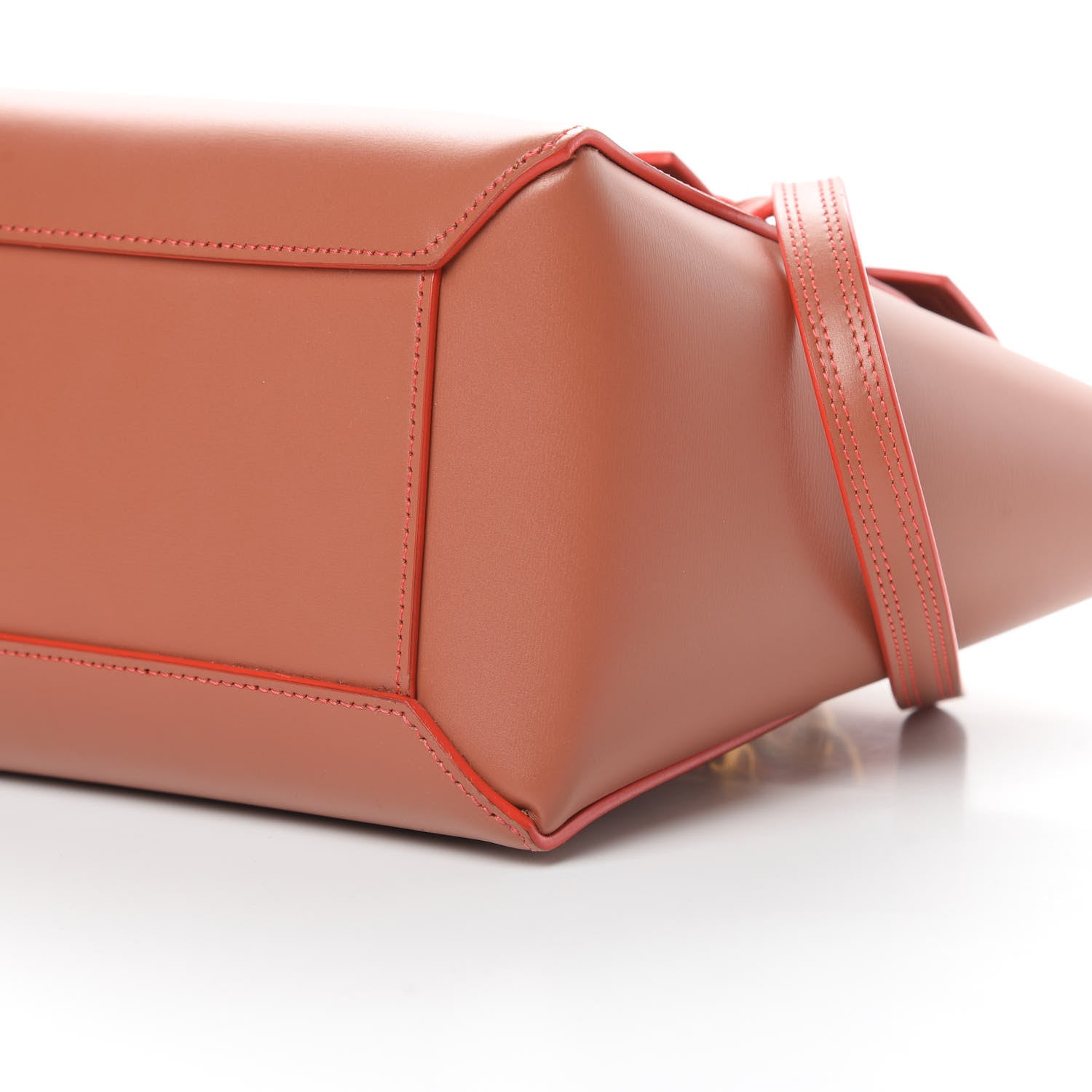 Celine Smooth Calfskin Mini Belt Bag Terracotta 11 of 13