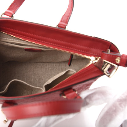 Gucci Microguccissima Small Bree Tote Red 5 of 10