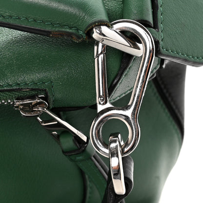 Loewe Calfskin Medium Puzzle Bag Sea Water Green White Black 14 of 16