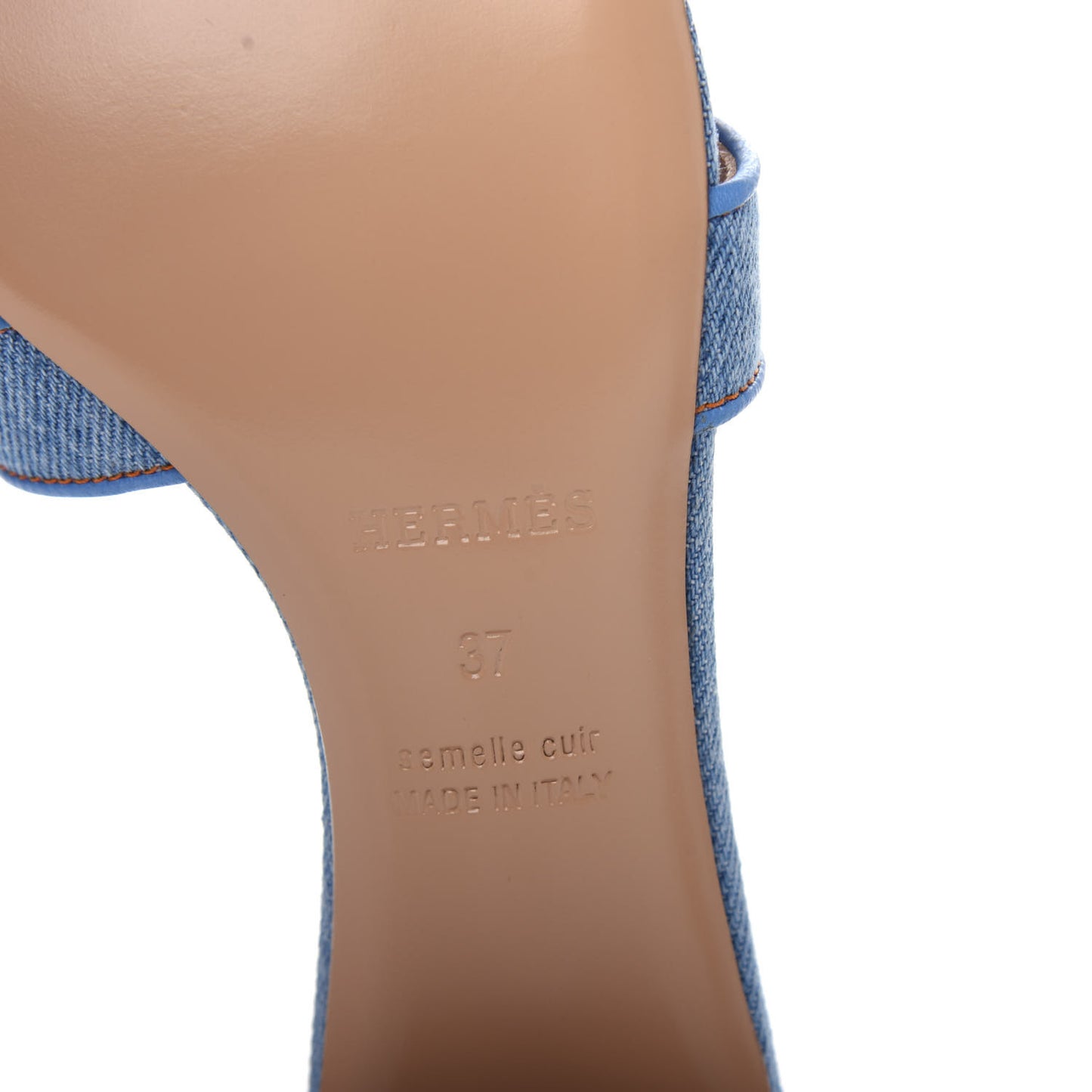 Denim Oasis Sandals 37 Bleu Clair
