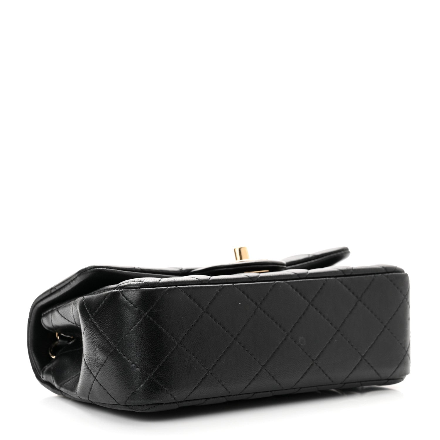 Chanel Lambskin Quilted Mini Rectangular Flap Black 4 of 10