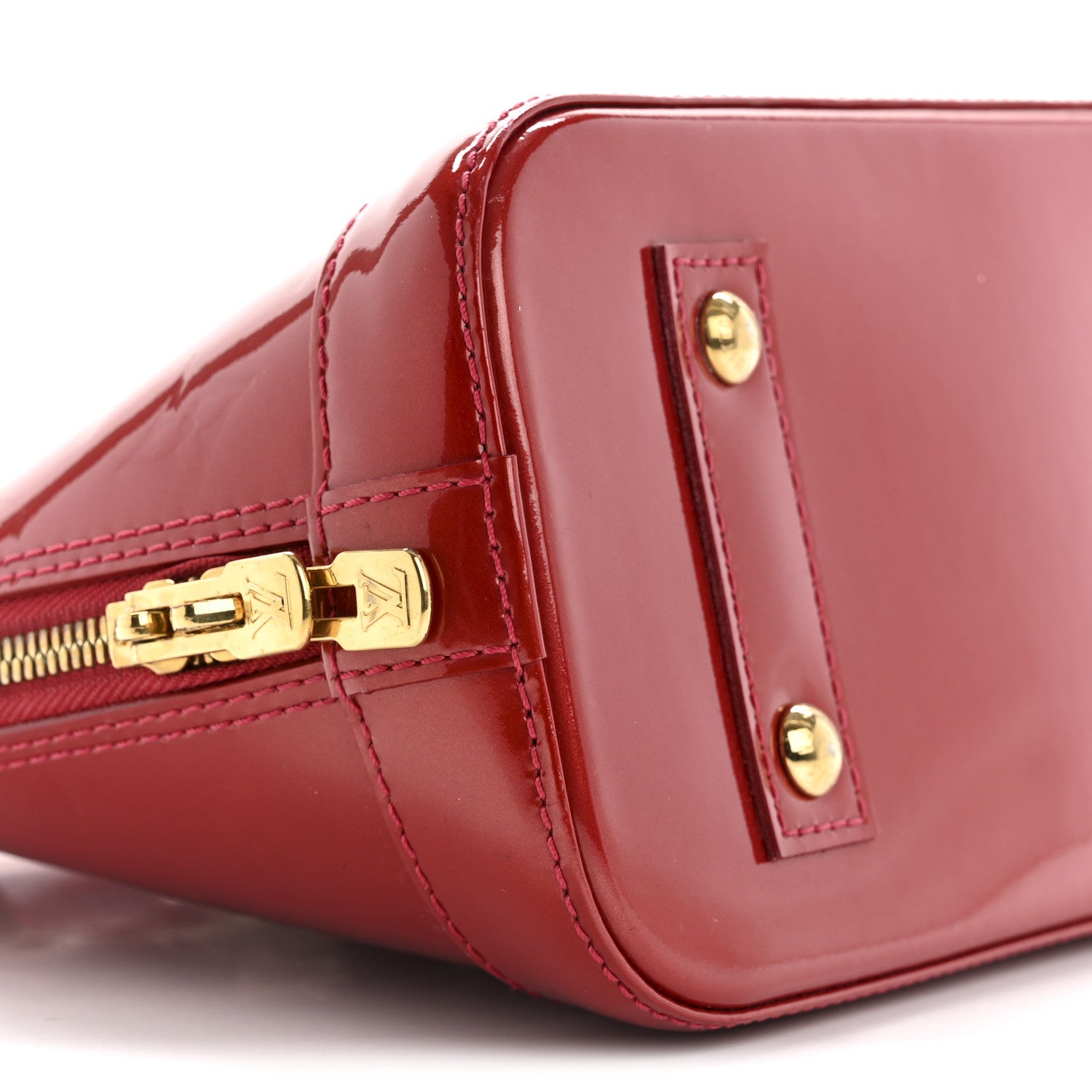 Louis Vuitton Vernis Alma BB Pomme D'Amour 9 of 14