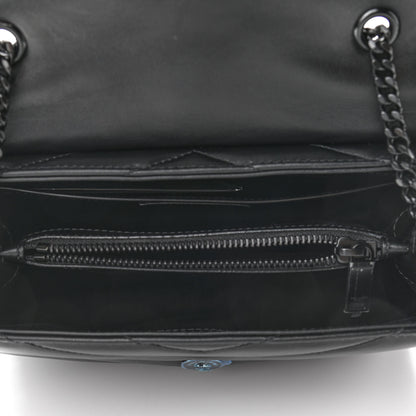 Saint Laurent Calfskin Y Quilted Monogram Small Loulou Chain Satchel Black 5 of 10