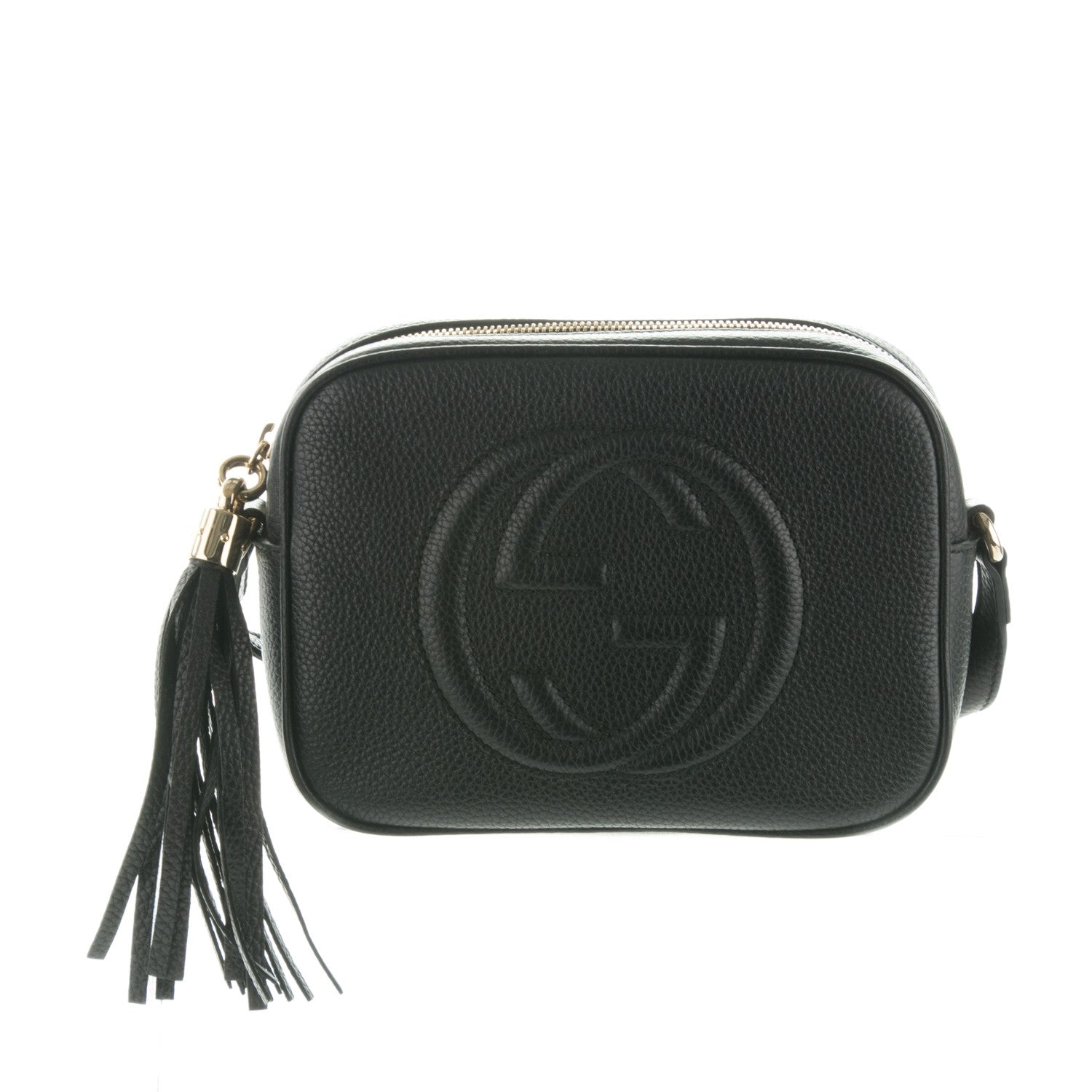 Gucci Pebbled Calfskin Small Soho Disco Bag Black 1 of 7