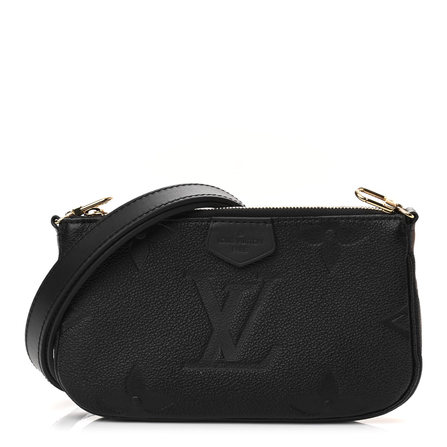 Louis Vuitton Empreinte Monogram Giant Multi Pochette Accessories Small Pochette Black 1 of 10