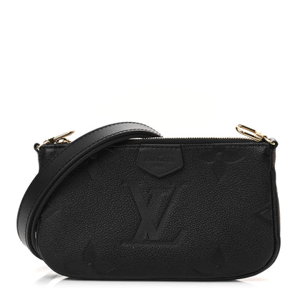 Louis Vuitton Empreinte Monogram Giant Multi Pochette Accessories Small Pochette Black 1 of 10