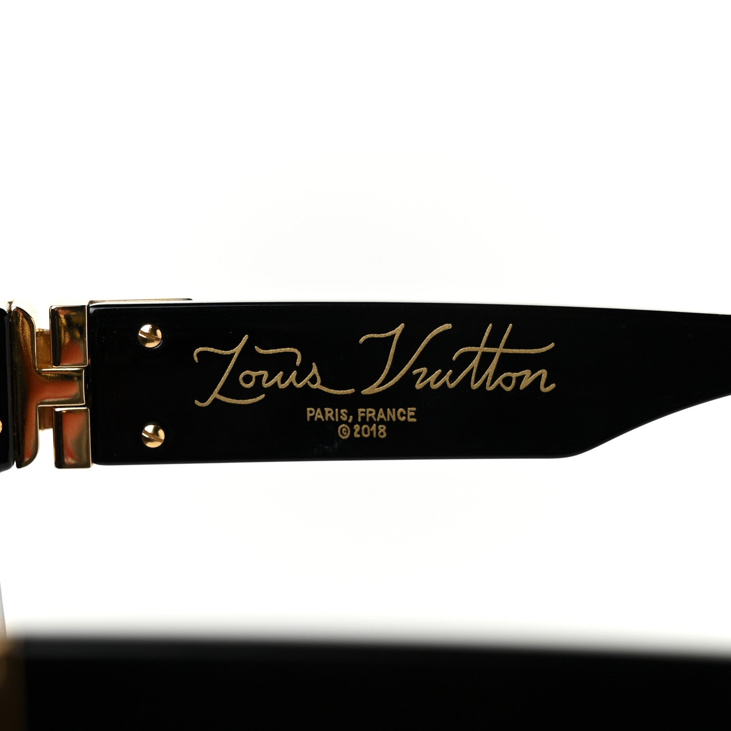 Louis Vuitton Acetate 1.1 Millionaires Sunglasses Z1165W Black 6 of 6