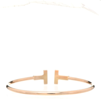 Tiffany 18K Rose Gold T Wire Bracelet 3 of 5