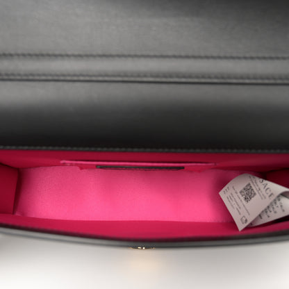 Fendi X VERSACE Vitello Seta Fendace Brooch Baguette Black 5 of 11
