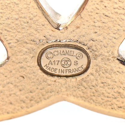 Chanel Crystal CC Clip On Earring Gold 4 of 4