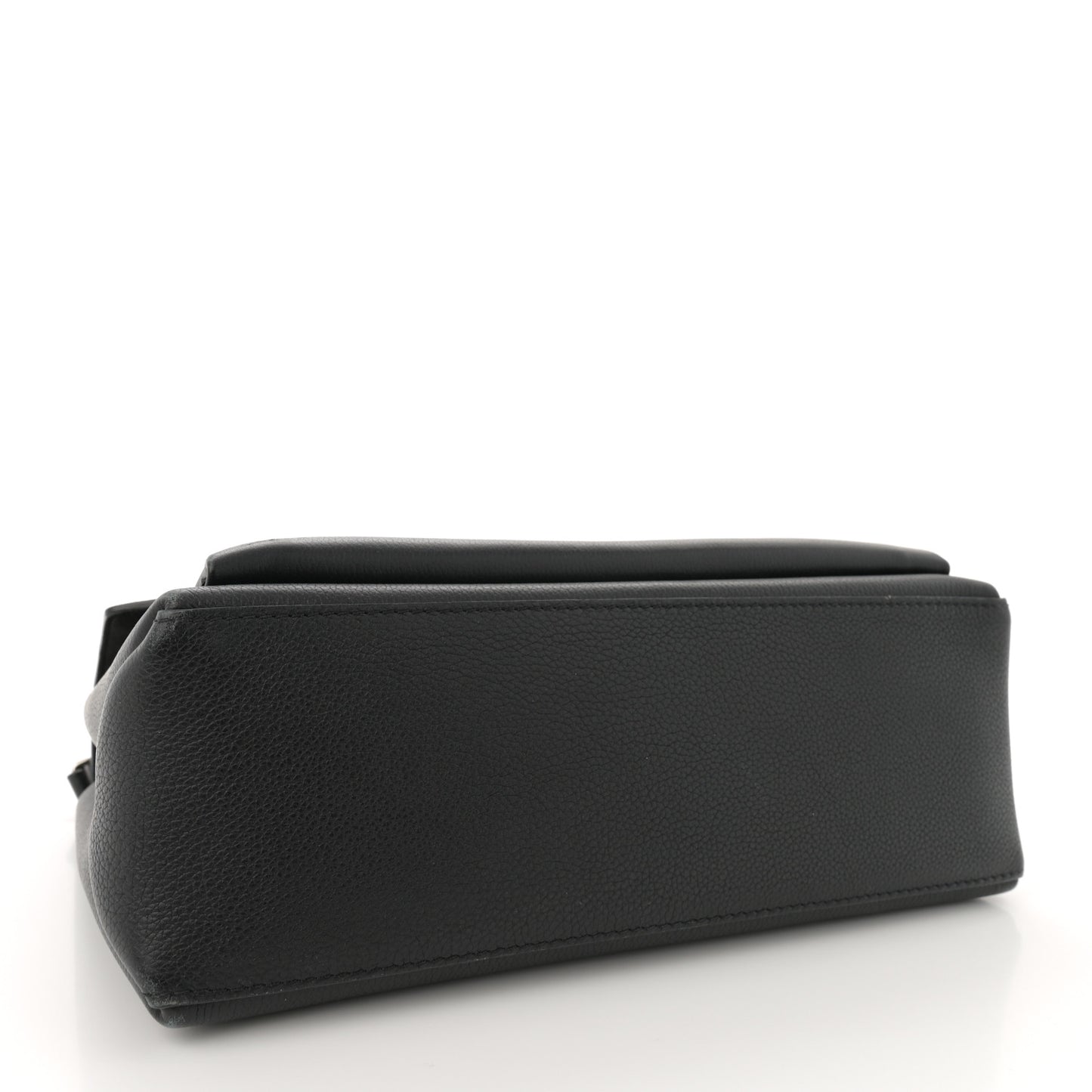 Soft Calfskin My Lockme Top Handle Black