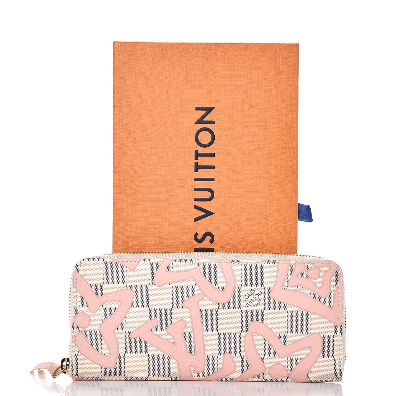 Louis Vuitton Damier Azur Tahitienne Clemence Wallet 8 of 8