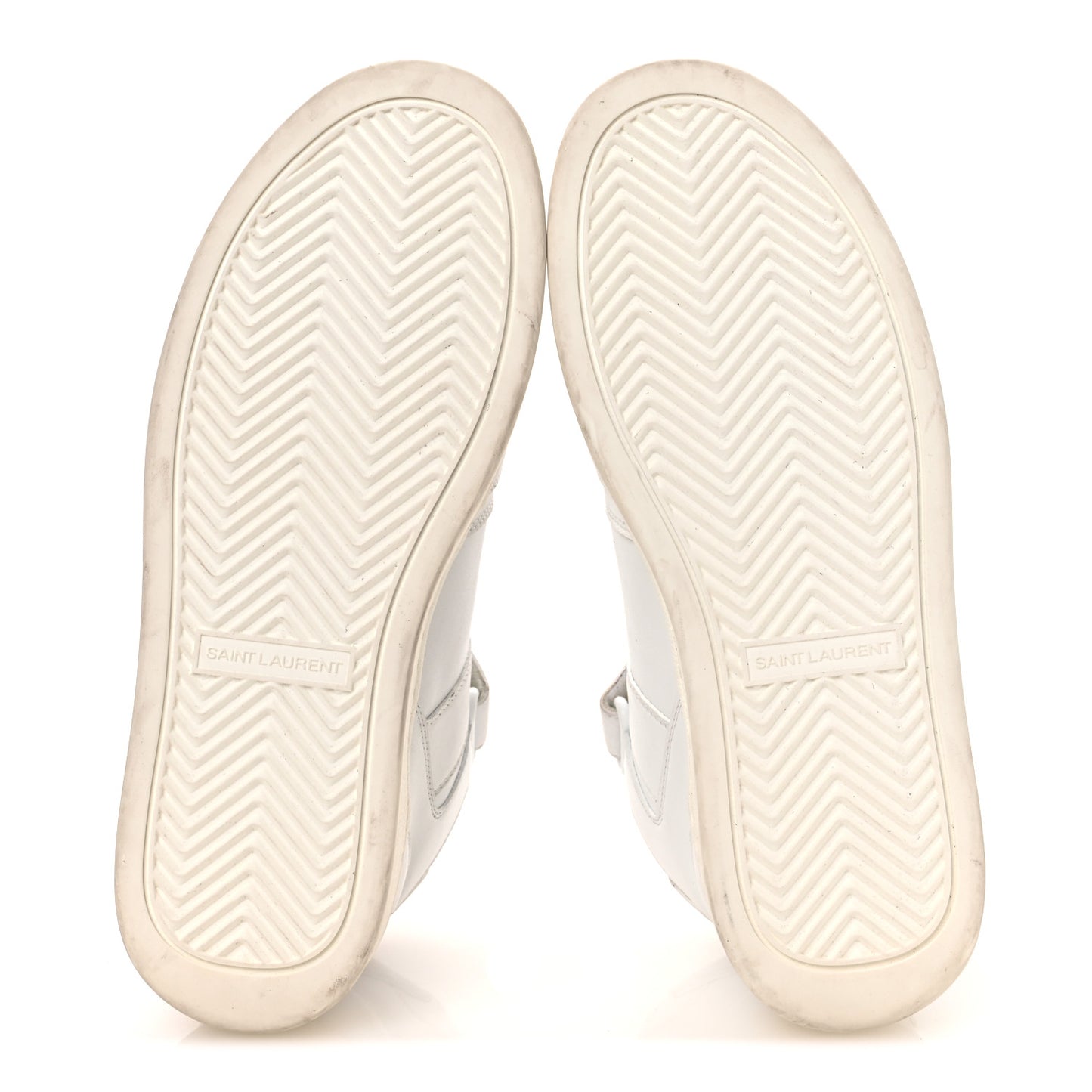 Calfskin Lax Mid Top Sneakers 39 White