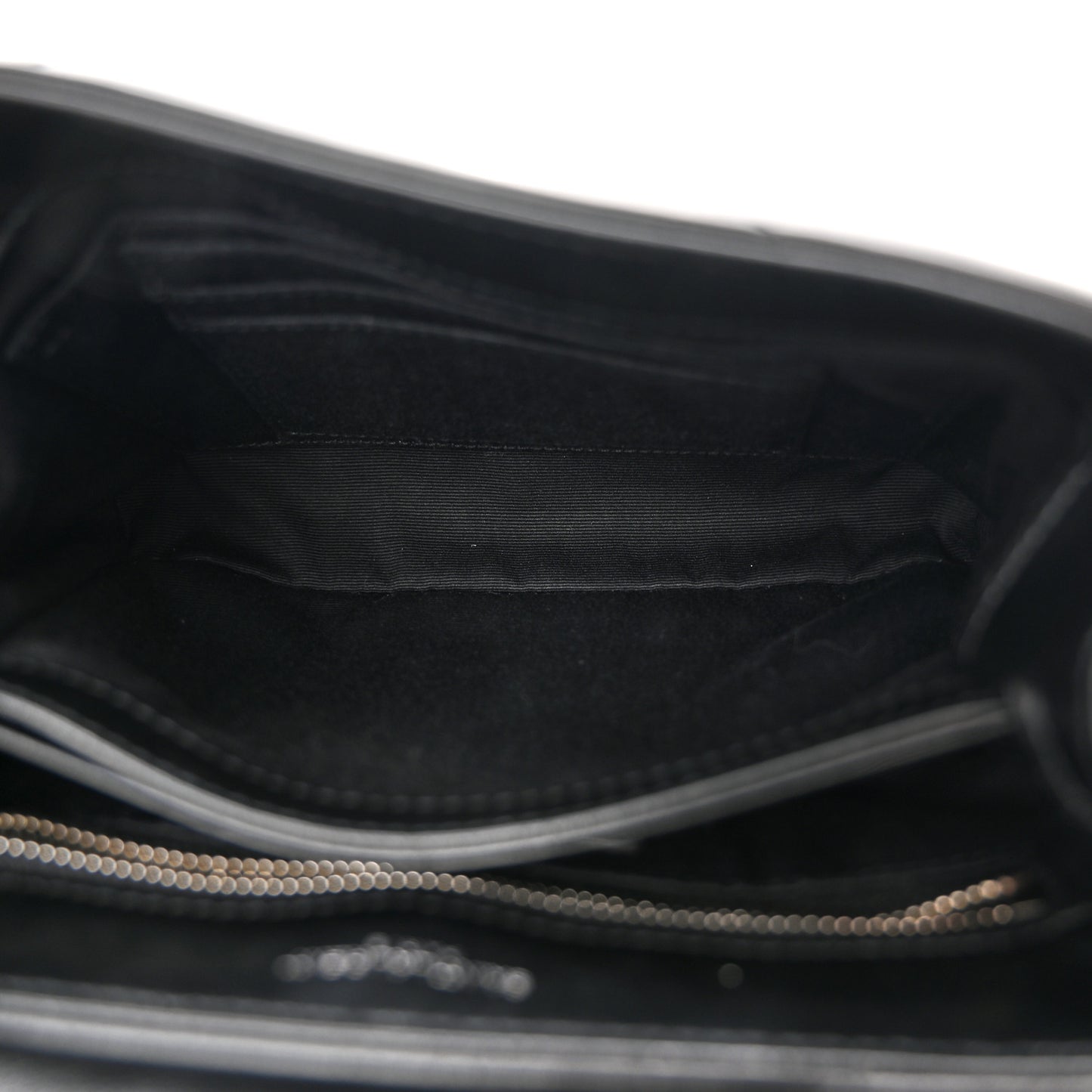 Calfskin Y Quilted Monogram Toy Loulou Crossbody Bag Black