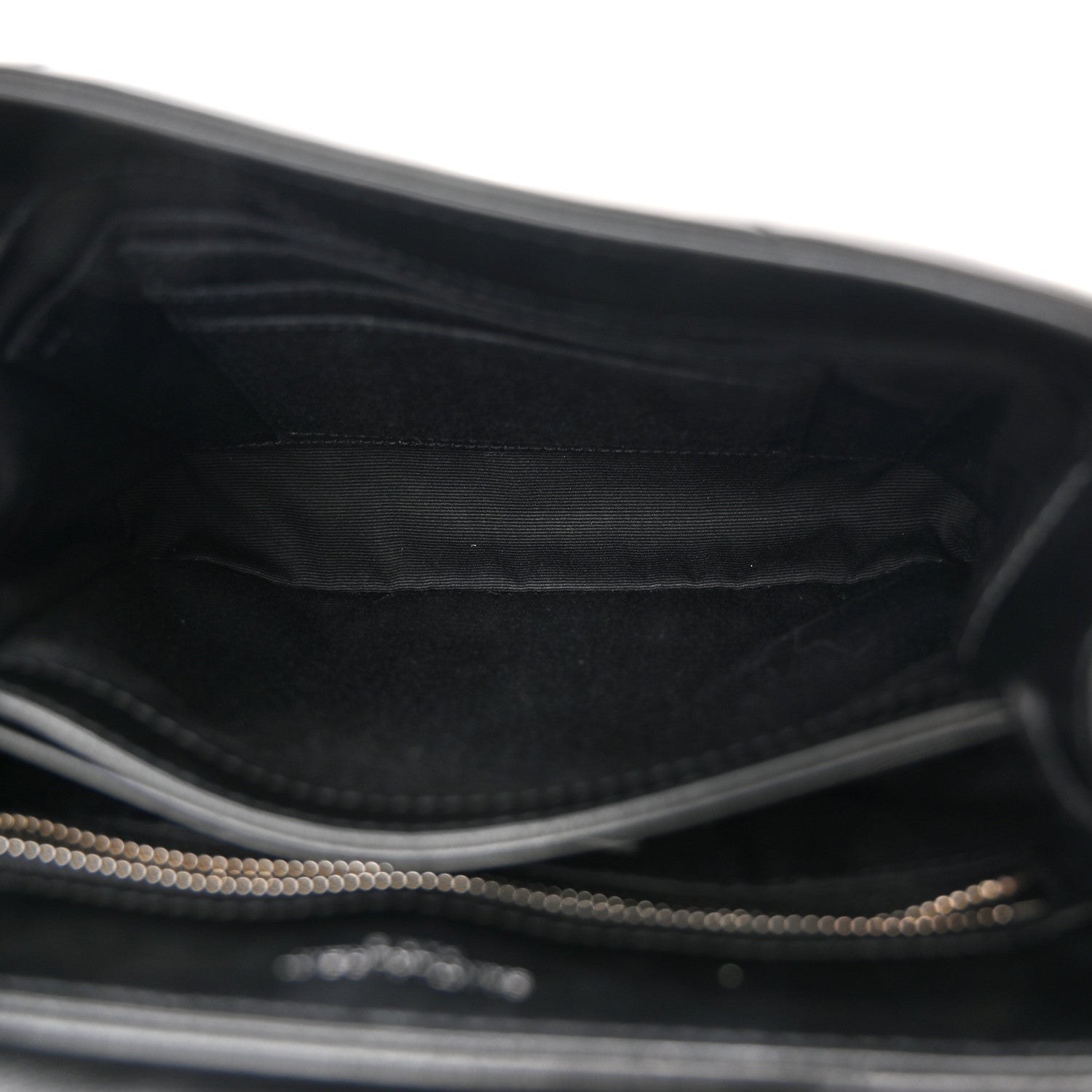 Saint Laurent Calfskin Y Quilted Monogram Toy Loulou Crossbody Bag Black 5 of 10